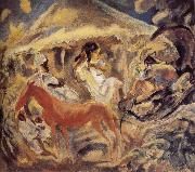 Jules Pascin, Red horse